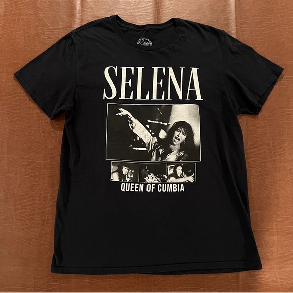 Selena Queen of Cumbia Band Shirt - Size Large (Fit Medium) - Picture 1 of 10